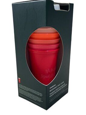 Starbucks 2019 Holiday Winter Christmas Reusable HOT Cups & Lids 16oz 6 Pack